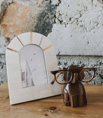 Trunk Up Elephant Eyeglass Holder Stand