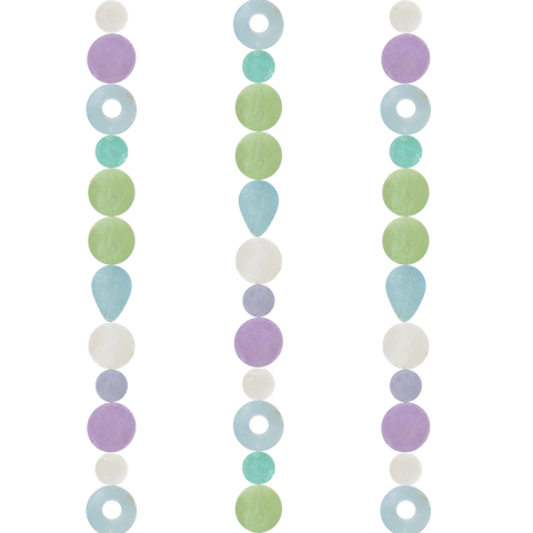 Capiz Strand Chime | Wisteria