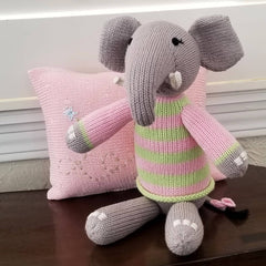 Elephant in Pink Sweater