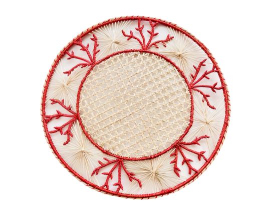 Coral Palm Placemat Set