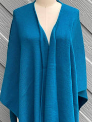 Alpaca Blend Ruana Knit Wraps