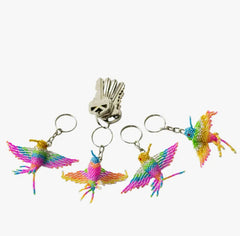 Atitlan Seed Bead Baby Hummingbird Key Chain - Guatemala