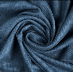100% Baby Alpaca Throw - Blue Jean