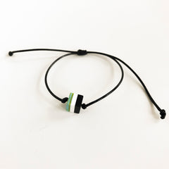 Hand Casted Recycled Poly-Resin Adjustable Mosaic Bracelets