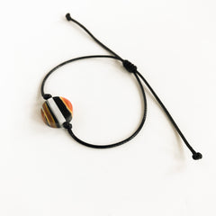 Hand Casted Recycled Poly-Resin Adjustable Mosaic Bracelets