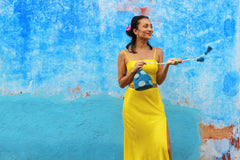 Hermelinda Crossbody Bag - Ocean Blue