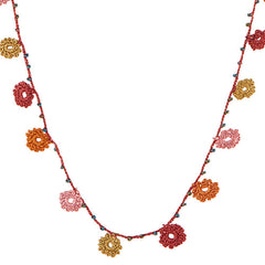 Crochet Flower Necklaces
