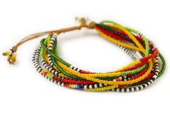 Safari 14 Strands Beaded Bracelet