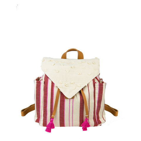 Angelica Backpack - Sunset Stripes