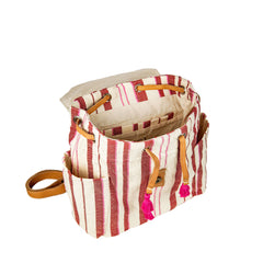Angelica Backpack - Sunset Stripes