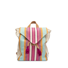 Angelica Backpack - Rabano Multi Stripes