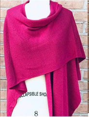 Alpaca Blend Ruana Knit Wraps