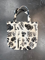 Graphic Print Beach Bag/Tote - Vegetables