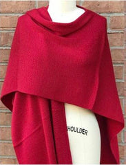 Alpaca Blend Ruana Knit Wraps
