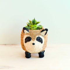 Animal Planter - Mama Raccoon