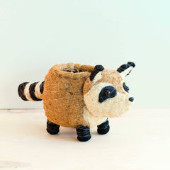 Animal Planter - Mama Raccoon