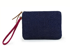 Mini Lily Wristlet - Denim