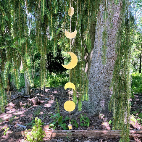 Moon Phase Gold Chime