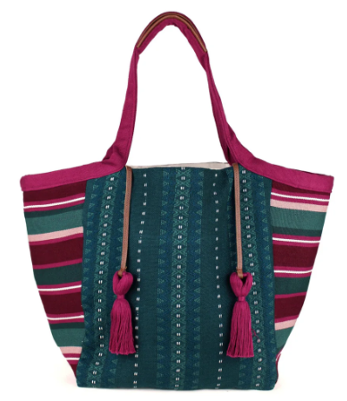 Rosa Tote - Denim Forest Mulberry