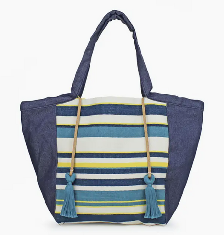 Rosa Tote - Denim Pacific