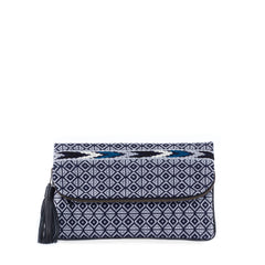 Paulina Clutch - Midnight/Cream