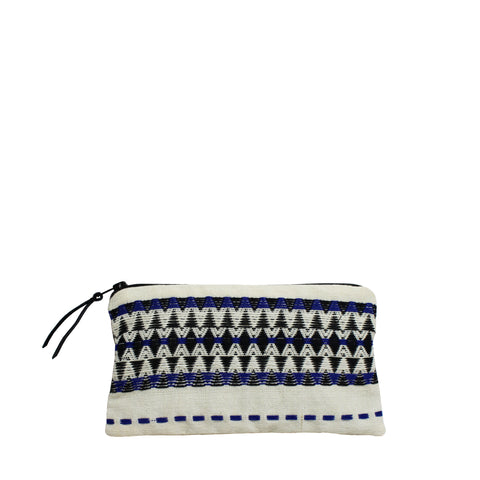 Lamberta Pouch - Blue Water Brocade