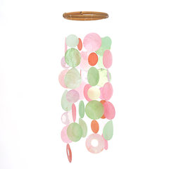 Capiz Chime Small Round | Bougainvillea