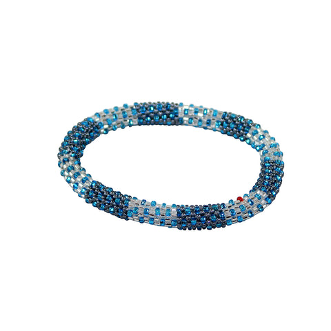 Winter Time Blues Bracelet Let it Snow