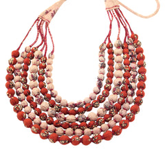 Maroon/Beige 0748