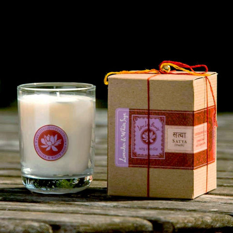 Kalava Box Candles - Satya Lavender Sage
