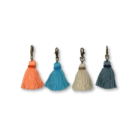 Thai Beaded Tassel Zipper Pull