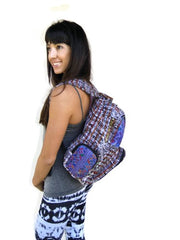 Guatemalan Huipil "Volcano" Backpack